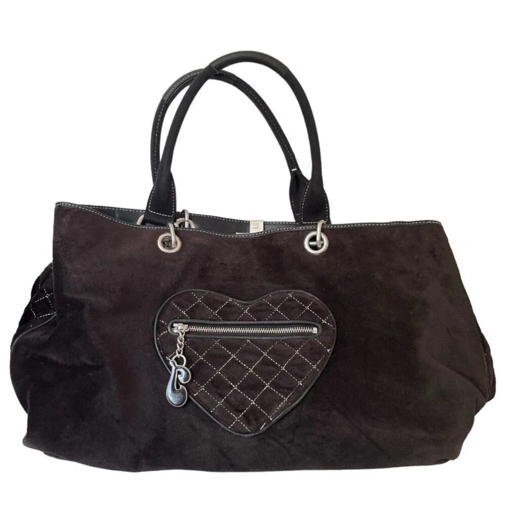 JUICY COUTURE Vintage Y2K Baby Diaper Bag in Black